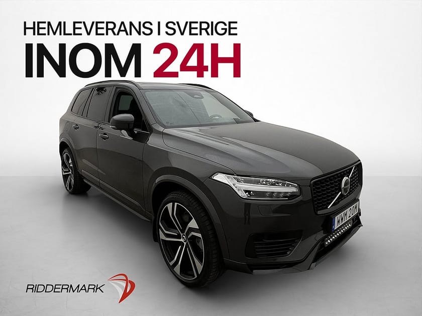 Bild 1 av Volvo XC90 7 Säten T8 AWD 456hk 7-Sits Ultra Dark B&W Pano Drag