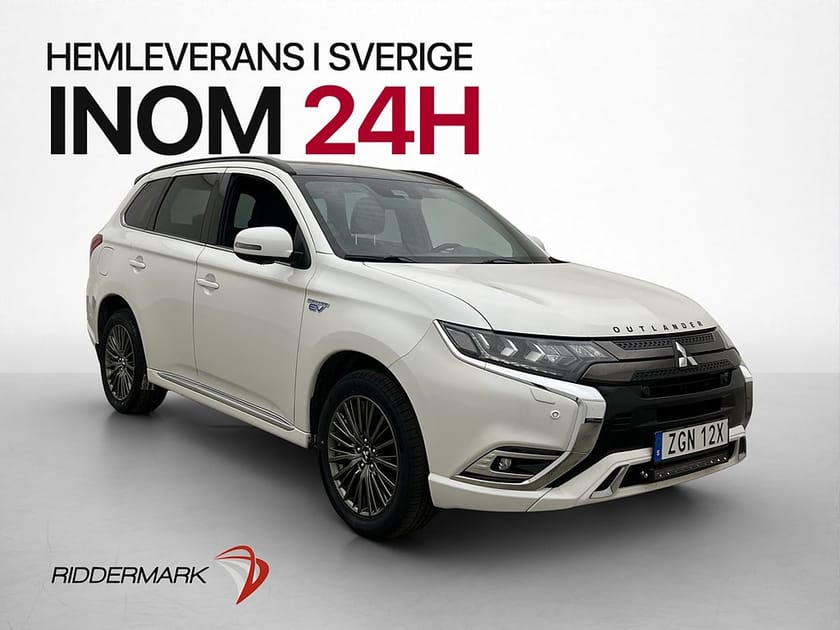 Bild 1 av Mitsubishi Outlander PHEV S-Edition Taklucka 360° Skinn Drag