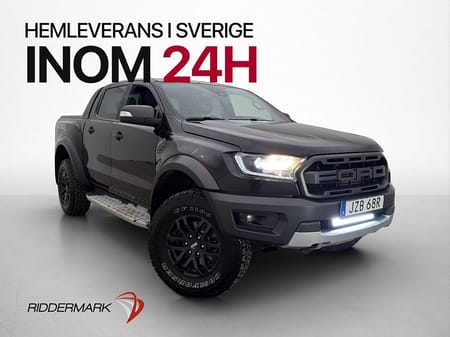 Ford Ranger Raptor 213hk 4WD Värmare Drag Diff CARPLAY Moms