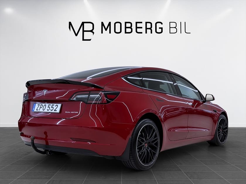 Bild 5 av Tesla Model 3 Long Range AWD 440hk Pano Läder Navi Drag B-Kamera