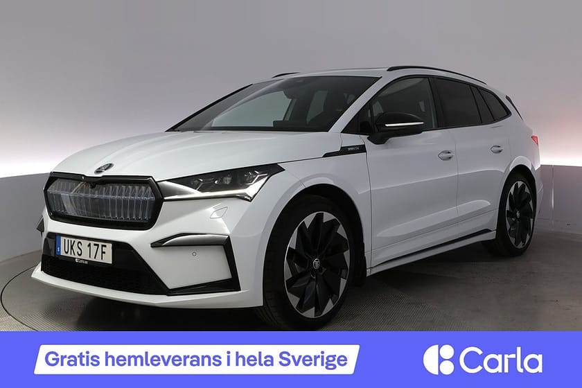 Bild 1 av Škoda Enyaq iV 80 Skoda SportLine Pano Drag 360 HUD AdapFarth