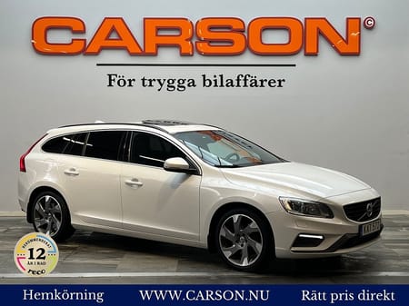 Volvo V60 D4 AWD R-Design Värmare Glastaklucka Drag Kamrem bytt!