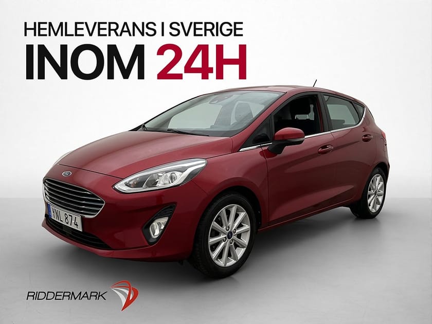 Bild 1 av Ford Fiesta 1.0 EcoBoost 100hk Titanium CarPlay Adaptiv Navi