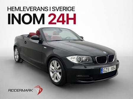 BMW 120d Convertible 120 177hk Advantage Skinn PDC 2-Brukare