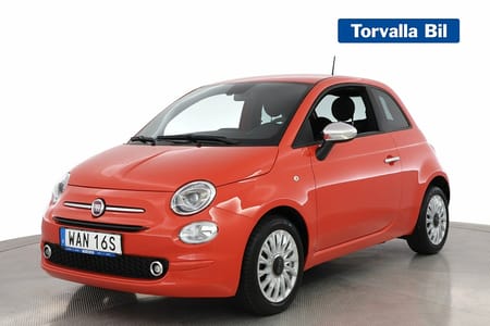 Fiat 500 Hybrid 1.2 70hk P-sensor Carplay MOMSBIL