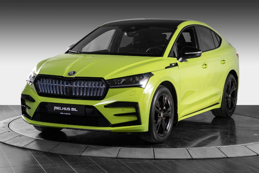 Bilde 3 av Škoda Enyaq Coupé RS iV | Canton | HUD | Matrix | Pano | Mamba Green