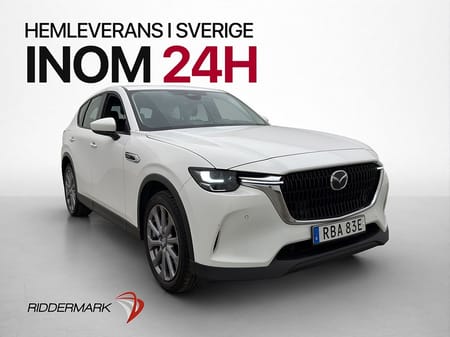 Mazda CX-60 PHEV AWD 327hk Cockpit Drag HuD Nav Kamera Skinn