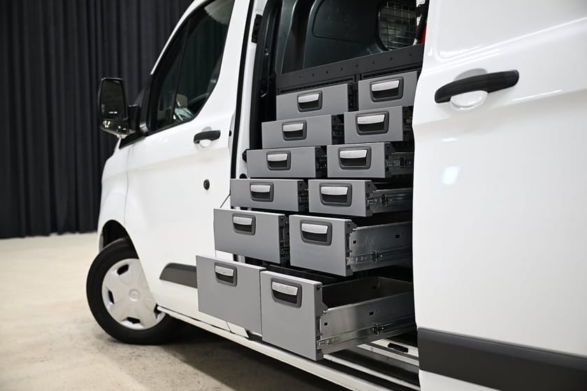 Bild 5 av Ford Transit Custom 290 130HK Servicebil|Dubbeldörr|Inredd|Moms|SeUtr!