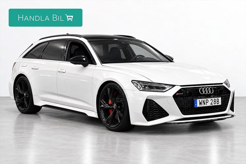 Bild 4 av Audi RS 6 Avant 4.0 V8 Quattro Alpin Optik B&O Soft-close Pano Sv-såld