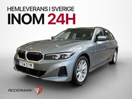 BMW 330e xDrive Touring 292hk Widescreen HuD Navi Värmare Halvskinn