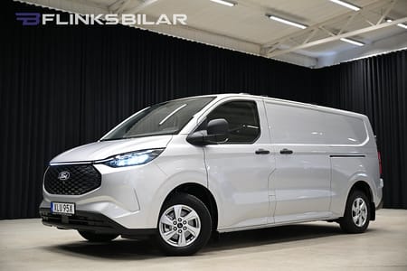 Ford E-Transit Custom 320 82.5 kWh 218HK L2|Dubbeldörr|Fabriksny|Moms