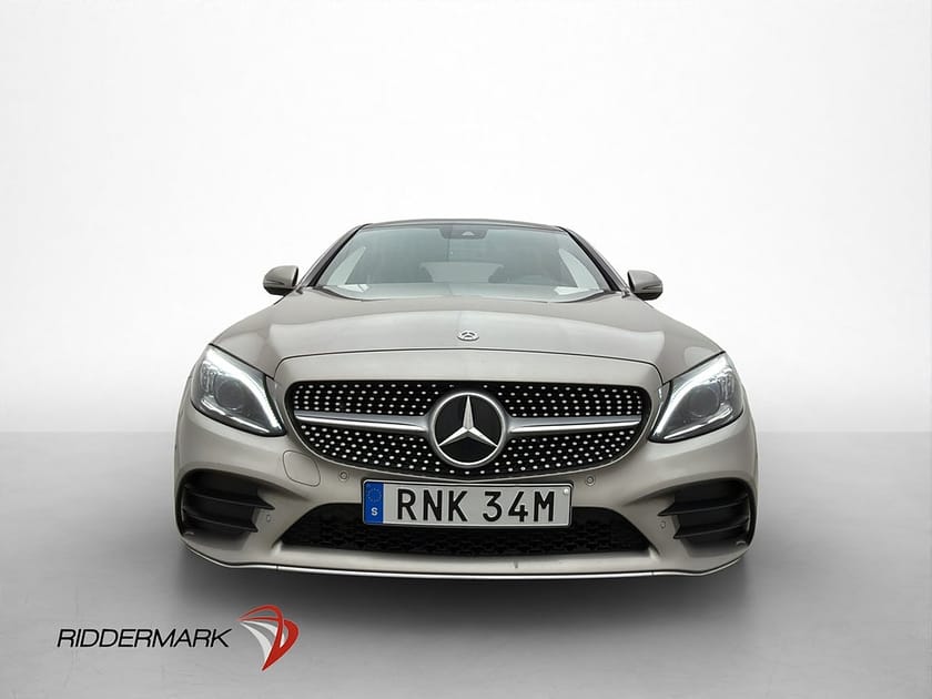 Bild 2 av Mercedes-Benz C 220 d 4MATIC Coupé 4M AMG Cockpit Pano D-Värm Kamera Navi
