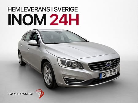 Volvo V60 D4 Momentum VOC Halvskinn Dragkrok Kamrem-Bytt