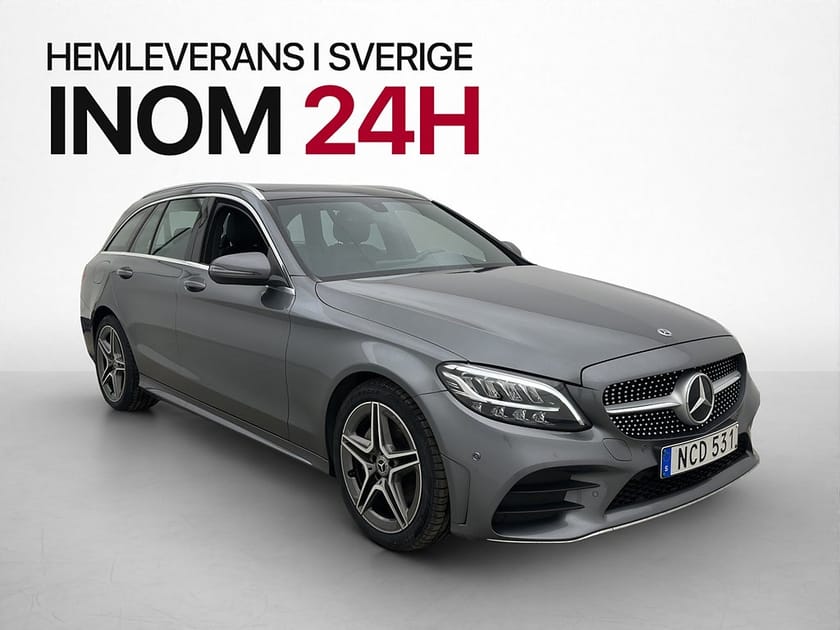 Bild 1 av Mercedes-Benz C 200 T d C200 AMG Pano Burmester Cockpit Kamera Värm