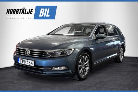 Volkswagen Passat Sportscombi 2.0 150HK TDI DRAG CARPLAY SKINN PDC B-KAMERA NYBES 17"