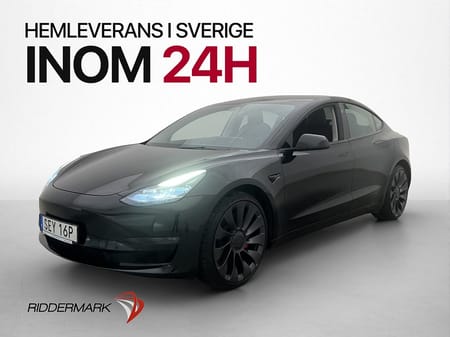 Tesla Model 3 Performance 513hk  Autopilot Panorama MOMS