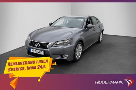 Lexus GS 300h 2.5 CVT 223hk Backkamera M/K-Värm Keyless