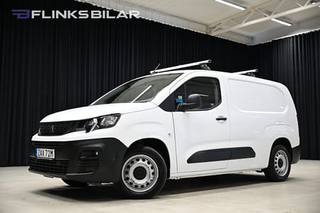 Peugeot Partner Utökad Last 102HK L2 Servicebil|Dubbelgolv|V-Inredd|Lågmil|Leasbar