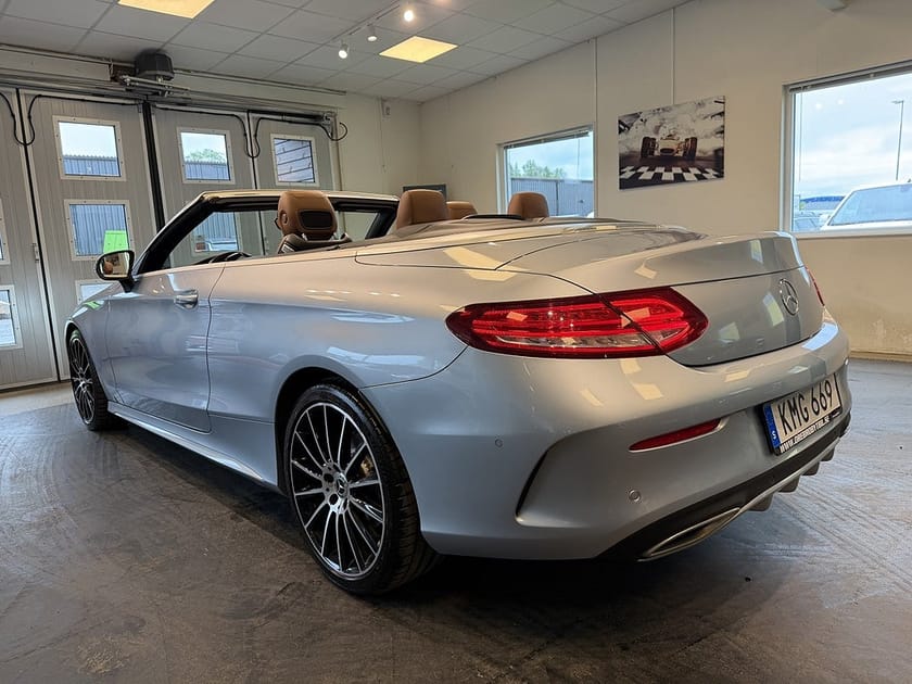 Bild 3 av Mercedes-Benz C 250 d Cabriolet 9G-Tronic AMG Line Carplay Sv-såld