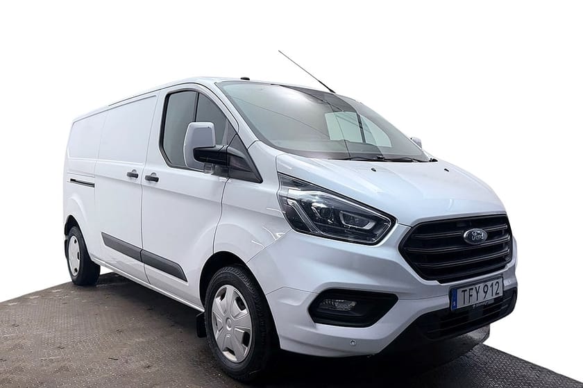 Bild 4 av Ford Transit Custom 300 2.0 L2 Drag Inredd 2xSidodörr Kamera Värmare 3-sits MOMS