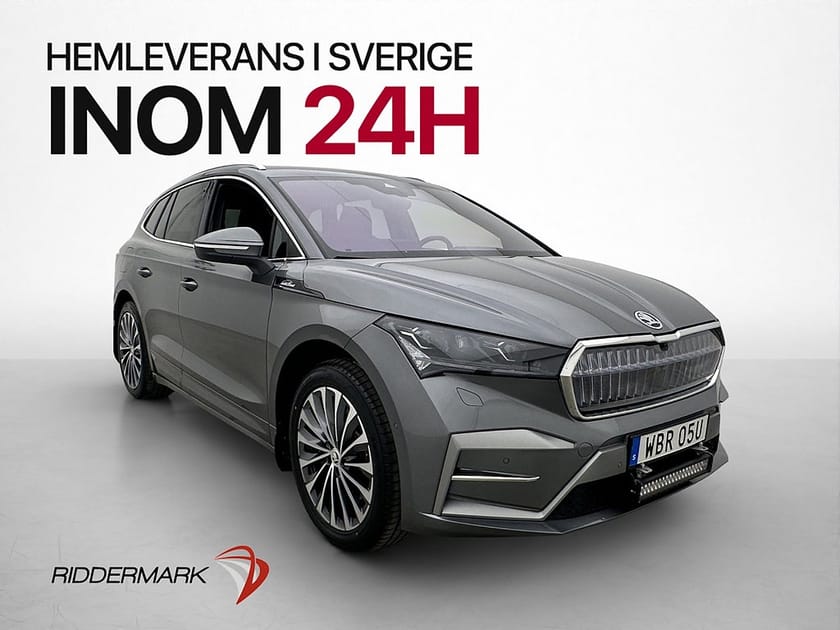 Bild 4 av Škoda Enyaq 85x Skoda AWD L&K MOMS Crystal  Skinn HUD 360° Drag