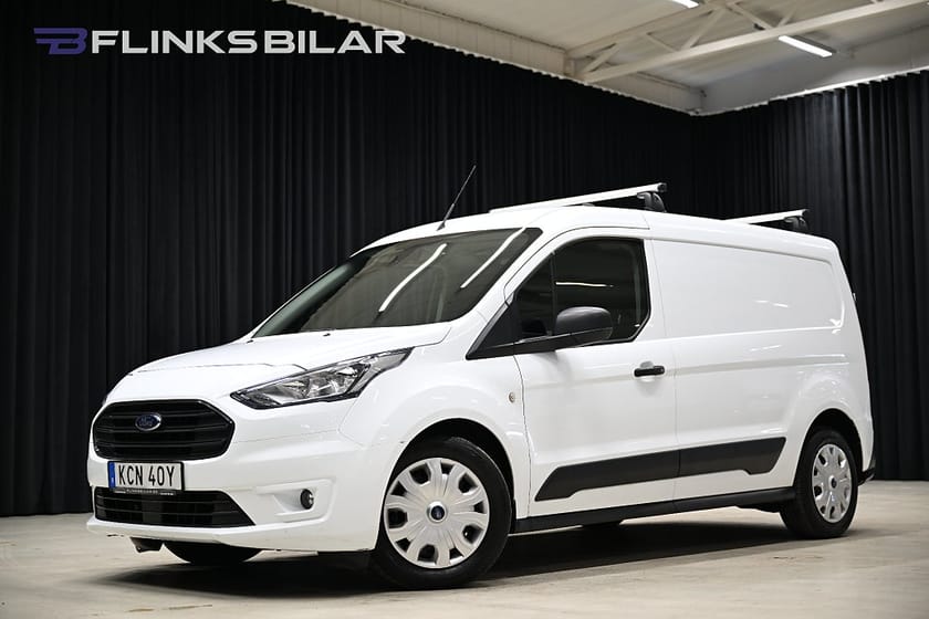 Bild 1 av Ford Transit Connect 210 LWB 100HK L2|Automat|Inredd|Dubbelgolv|Moms|EnÄgare