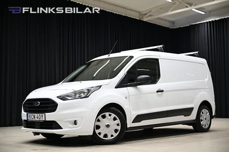 Ford Transit Connect 210 LWB 100HK L2|Automat|Inredd|Dubbelgolv|Moms|EnÄgare