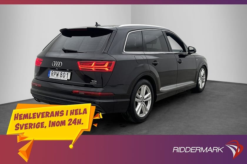 Bild 5 av Audi Q7 V6 Q 272hk S-Line 7-Sits BOSE Värm Luft Kamera Drag