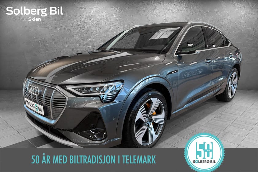 Bilde 1 av Audi e-tron Sportback 50 quattro S-LINE/ HENGER.F/ PANO/ 360.K/ HUD/ HENGER.F/ 21''