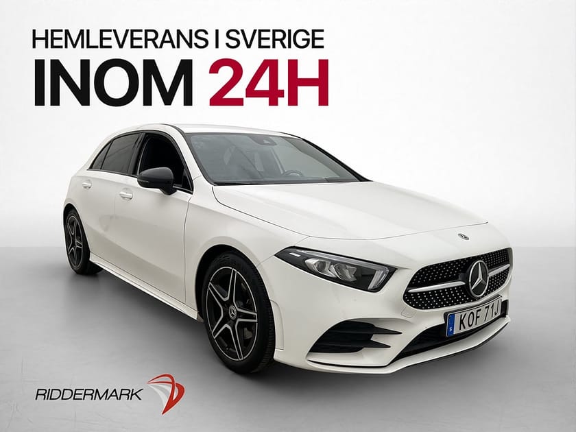 Bild 1 av Mercedes-Benz A 180 136hk AMG Night Edition Kamera Farthåll