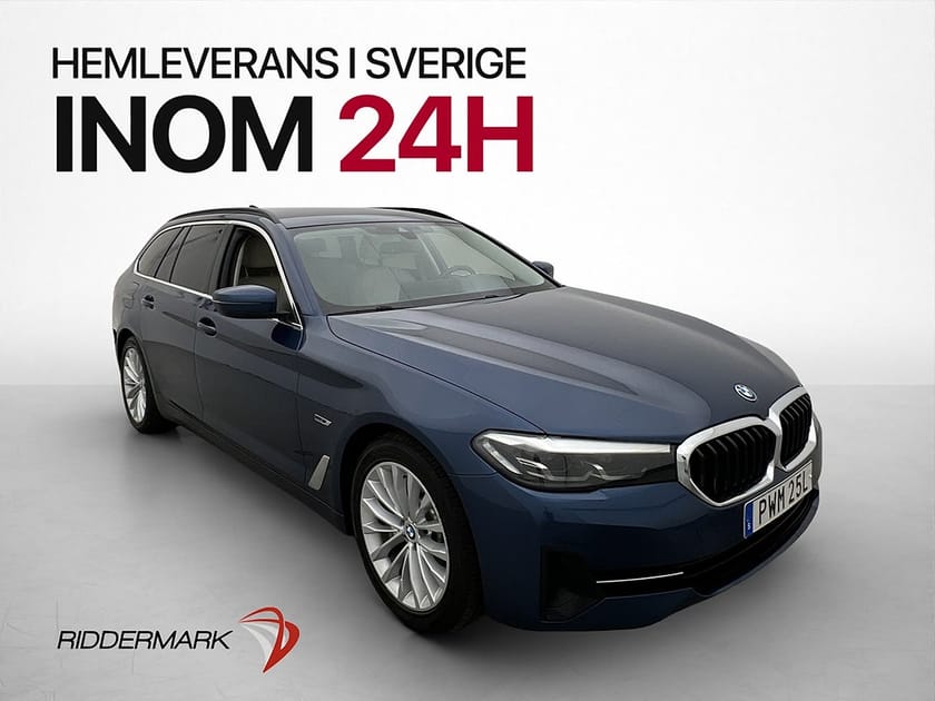 Bild 1 av BMW 530e xDrive Touring Skinn Live Cockpit Kamera Navi Ambient Drag