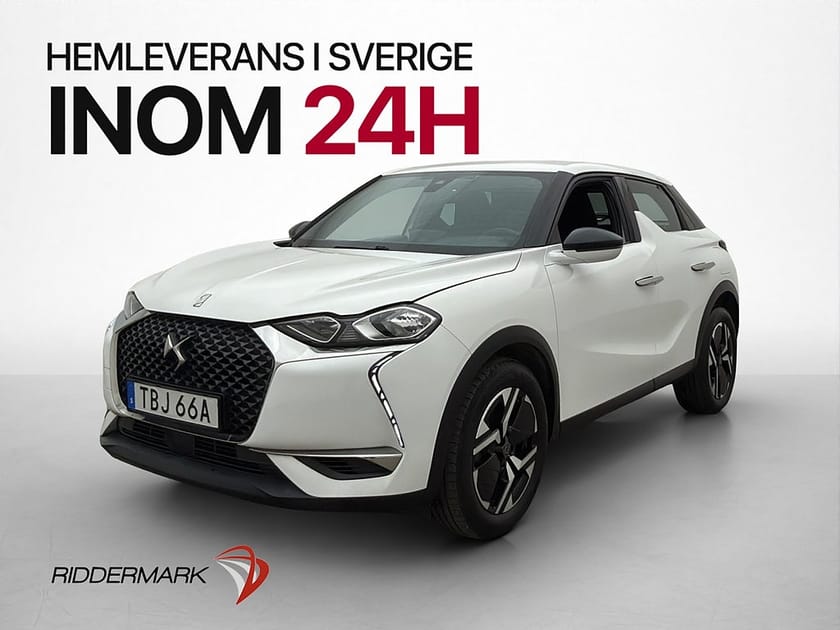 Bild 1 av DS 3 Crossback 1.2 100hk CarPlay P-Sensorer Farthållare