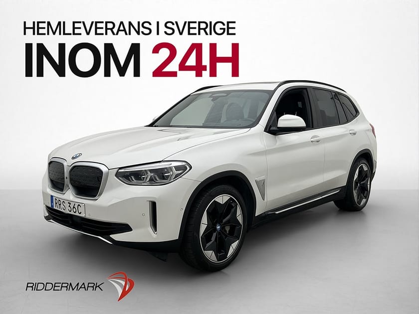 Bild 1 av BMW iX3 286hk Pano H/K HUD Drag 360° Elstolar Skinn MOMS