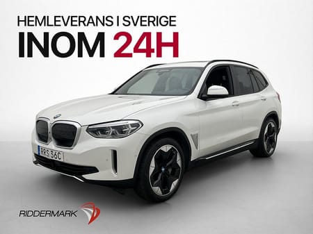BMW iX3 286hk Pano H/K HUD Drag 360° Elstolar Skinn MOMS