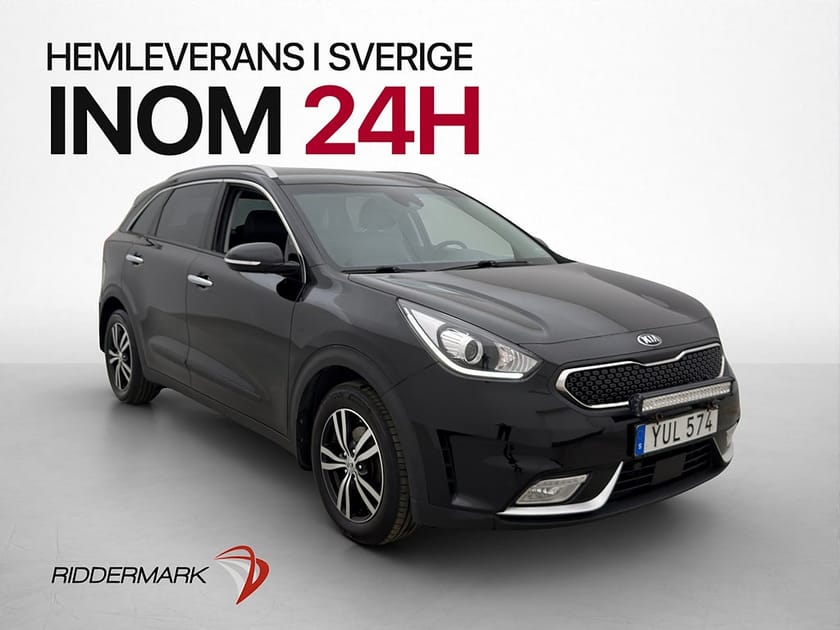 Bild 1 av Kia Niro Hybrid Advance Plus Dragkrok Kamera CarPlay P-sens Skinn