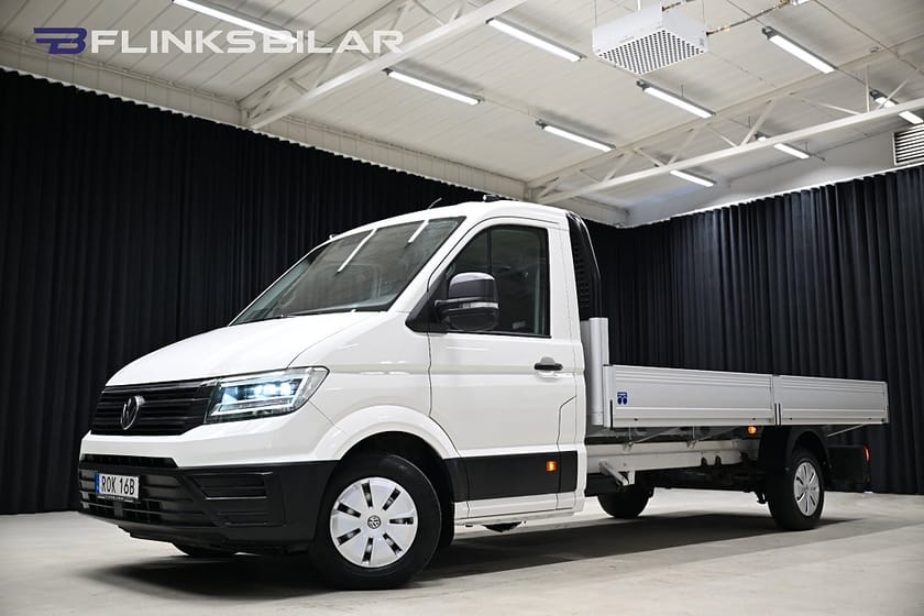 Bild 1 av Volkswagen Crafter Chassi 177HK L4 Automat|Långflak|LED|Drag|Värmare|EnÄgare|Moms