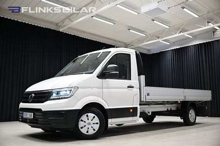 Volkswagen Crafter Chassi 177HK L4 Automat|Långflak|LED|Drag|Värmare|EnÄgare|Moms
