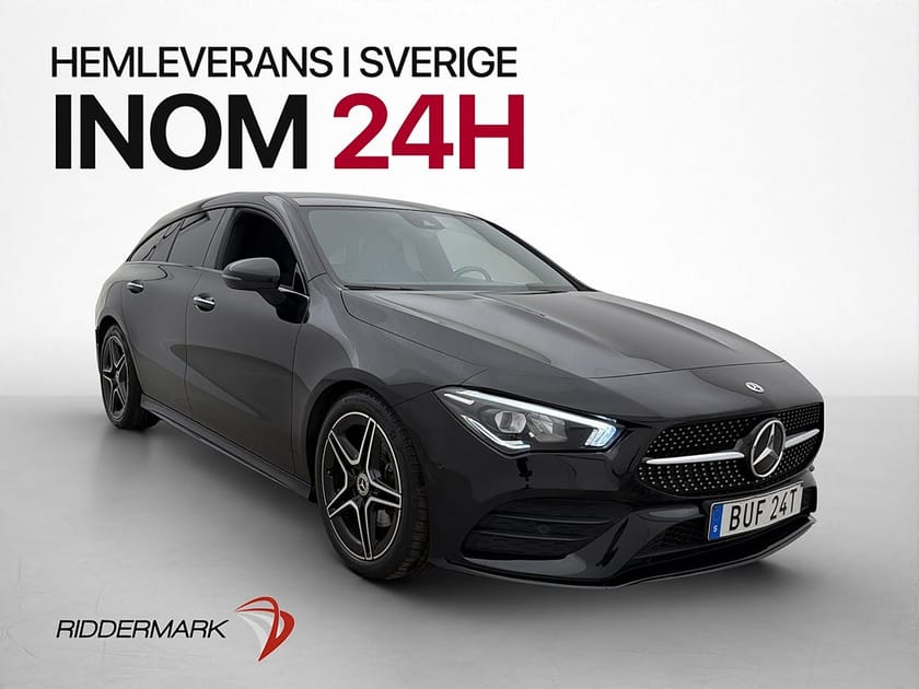Bild 1 av Mercedes-Benz CLA 180 Shooting Brake MOMS AMG Pano Wide Drag Värm
