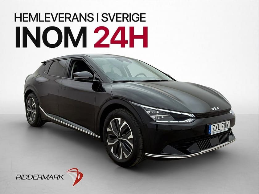 Bild 1 av Kia EV6 77.4 kWh AWD Sv.Såld Kamera CarPlay Navi Skinn