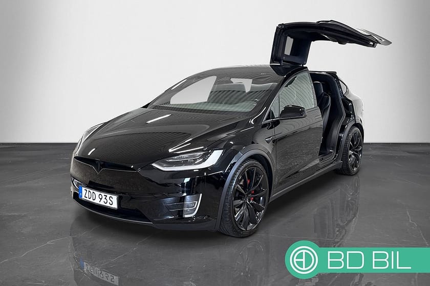 Bild 3 av Tesla Model X P100D 6-SITS 611 HK PANORAMA KAMPANJ 3,95% RÄNTA