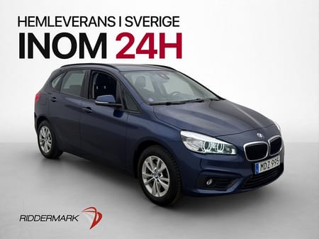 BMW 218i Active Tourer 136hk Advantage P-Sensorer Rattvärme Dragkrok