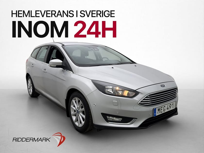 Bild 1 av Ford Focus Kombi 125hk Titanium Dragkrok CarPlay Sensorer