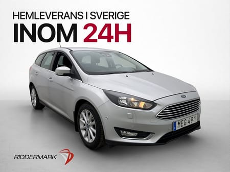 Ford Focus Kombi 125hk Titanium Dragkrok CarPlay Sensorer