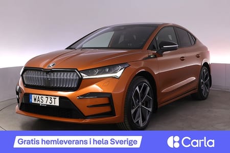 Škoda Enyaq Coupé RS iV Skoda Pano 360 Canton HUD Elstol Drag