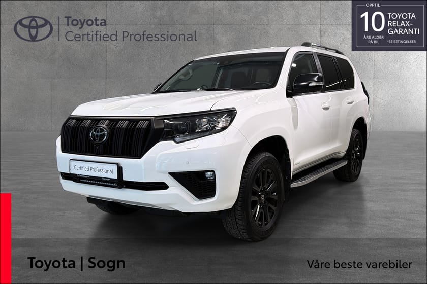 Bilde 1 av Toyota Land Cruiser 5-dørs 2.8 D-4D 4WD VX Black Pack, ledbar,hengerfeste