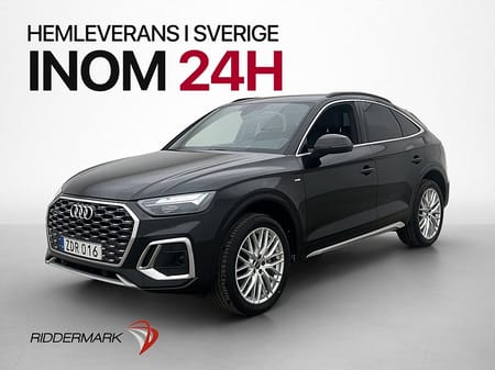 Audi Q5 55 Sportback TFSI e quattro Q S-Line Pano Dragkrok Cockpit