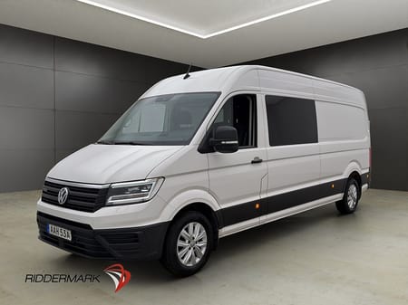 Volkswagen Crafter Dubbelhytt L4H2 4M Värm Drag Kamera Moms