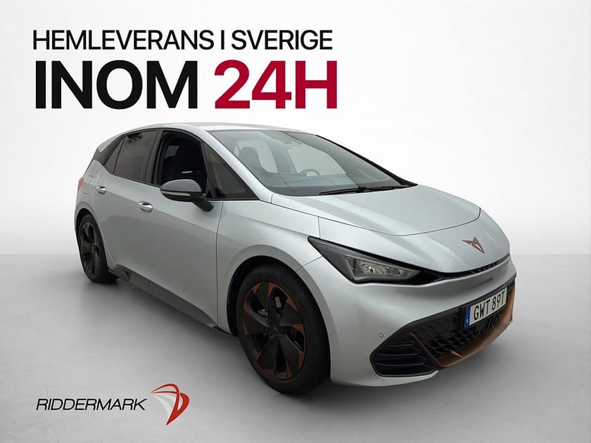 Bild 1 av CUPRA Born 58 204hk Värmare Kamera Navi CarPlay Rattvärme