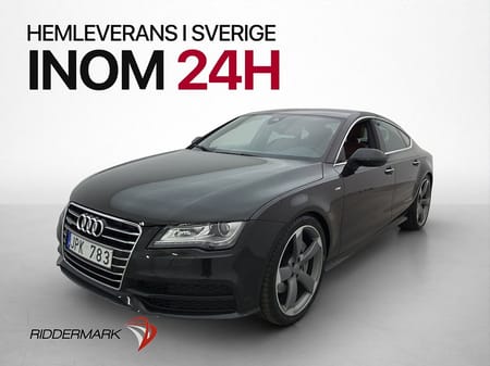 Audi A7 Sportback V6 Quattro 313hk S-Line BOSE Skinn Navi