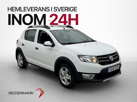 Dacia Sandero Stepway 90hk M&K-Värmare Navi P-Sensorer Drag